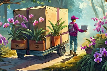 Neues für die Orchideen Fensterbank 3 Firefly Paketbote Bringt Ein Paket Voller Orchideen 47325